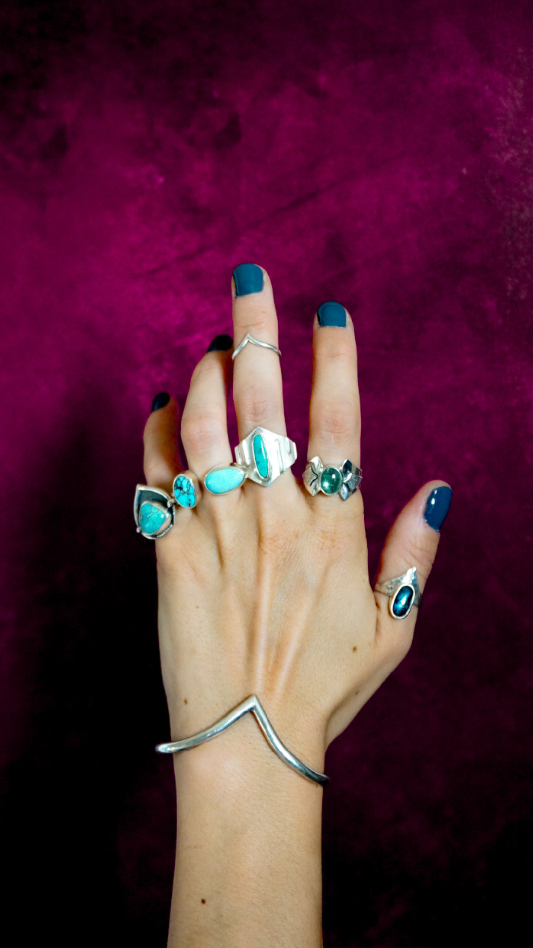 Torrent - Bague turquoise