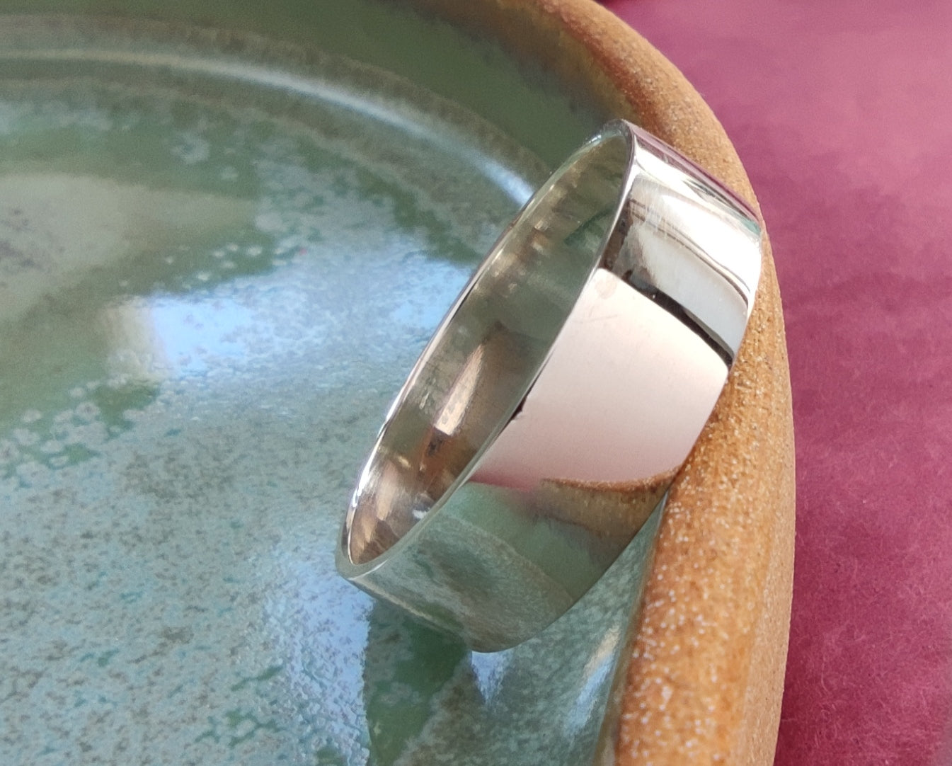 Headband ring - texture of your choice - Made to order