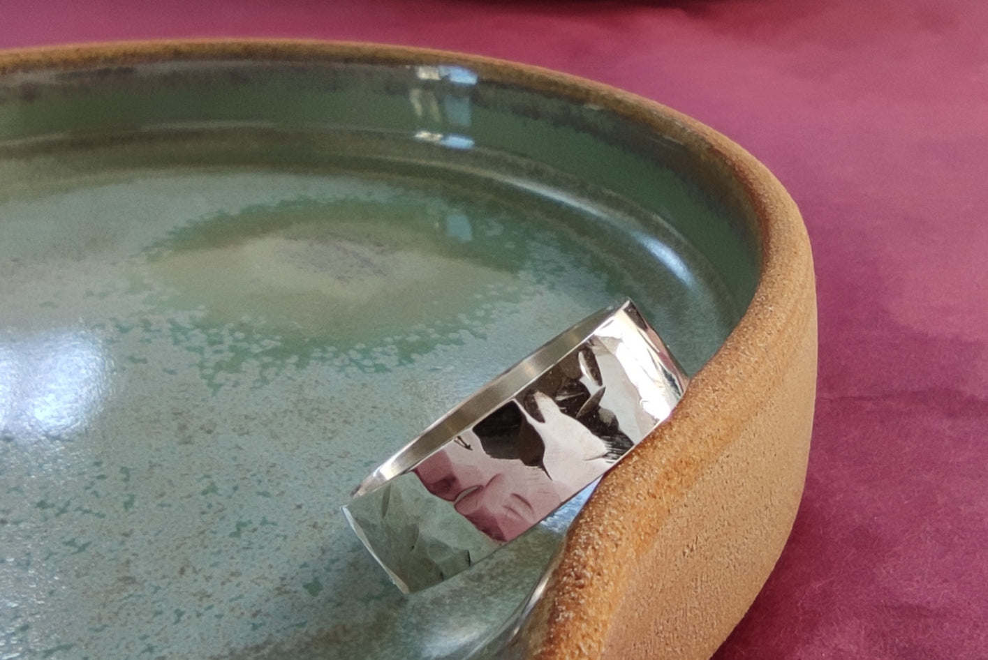 Headband ring - texture of your choice - Made to order