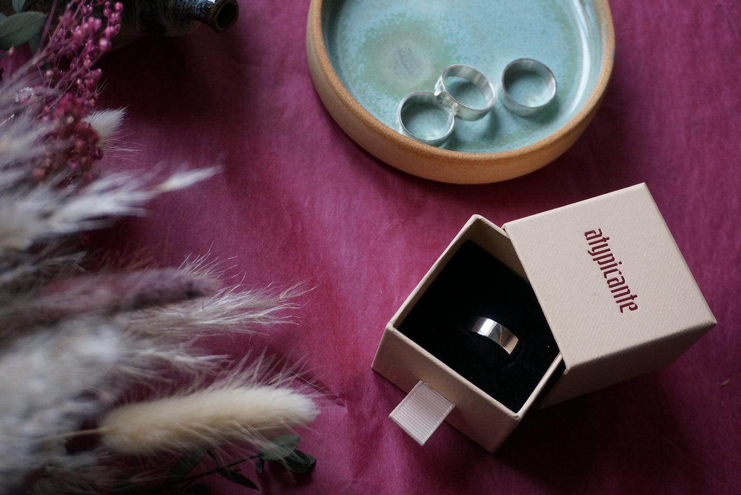 Headband ring - texture of your choice - Made to order