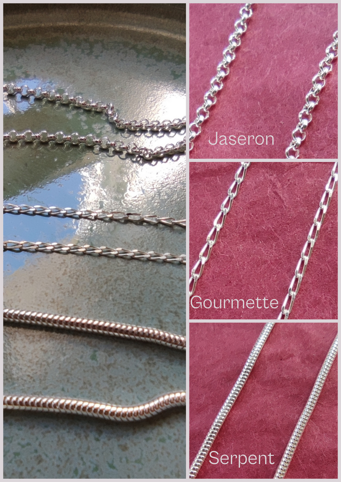 Chaîne pour pendentif