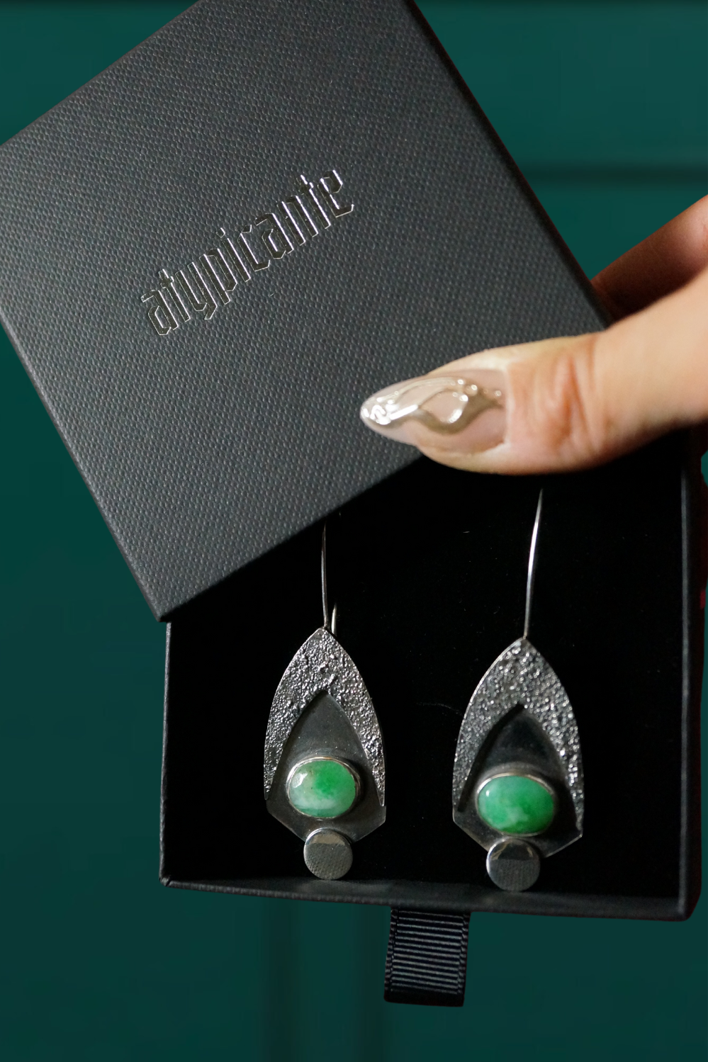 Mangrove - Jade earrings