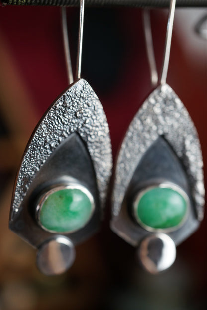 Mangrove - Jade earrings