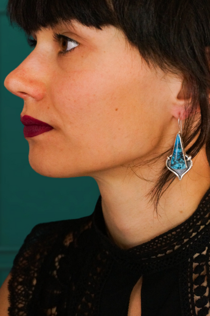 Combo Aquatypique (Bague Lagune & Boucles d'oreilles Cénotes)