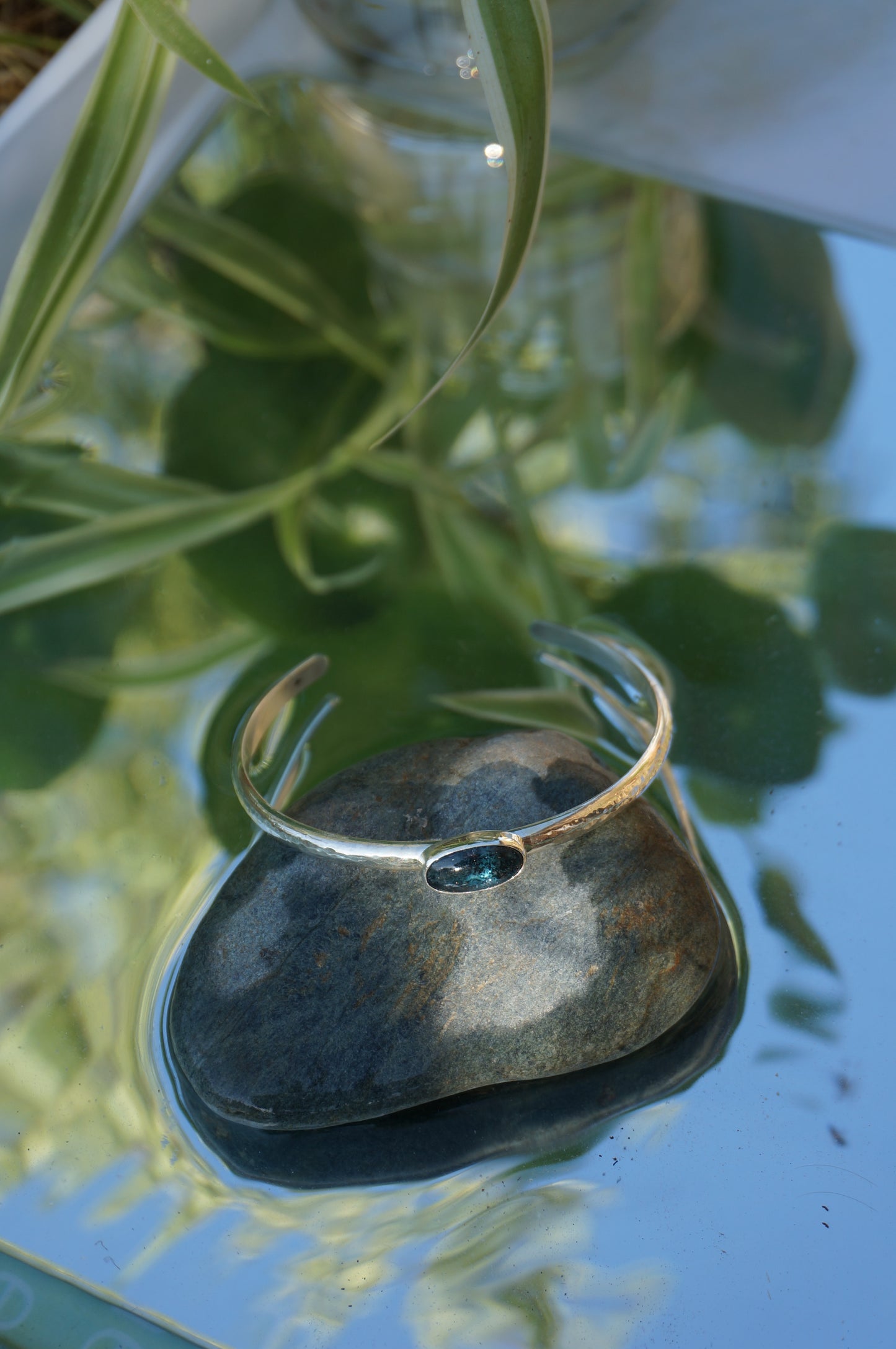 Pacific - Moss Kyanite Bracelet