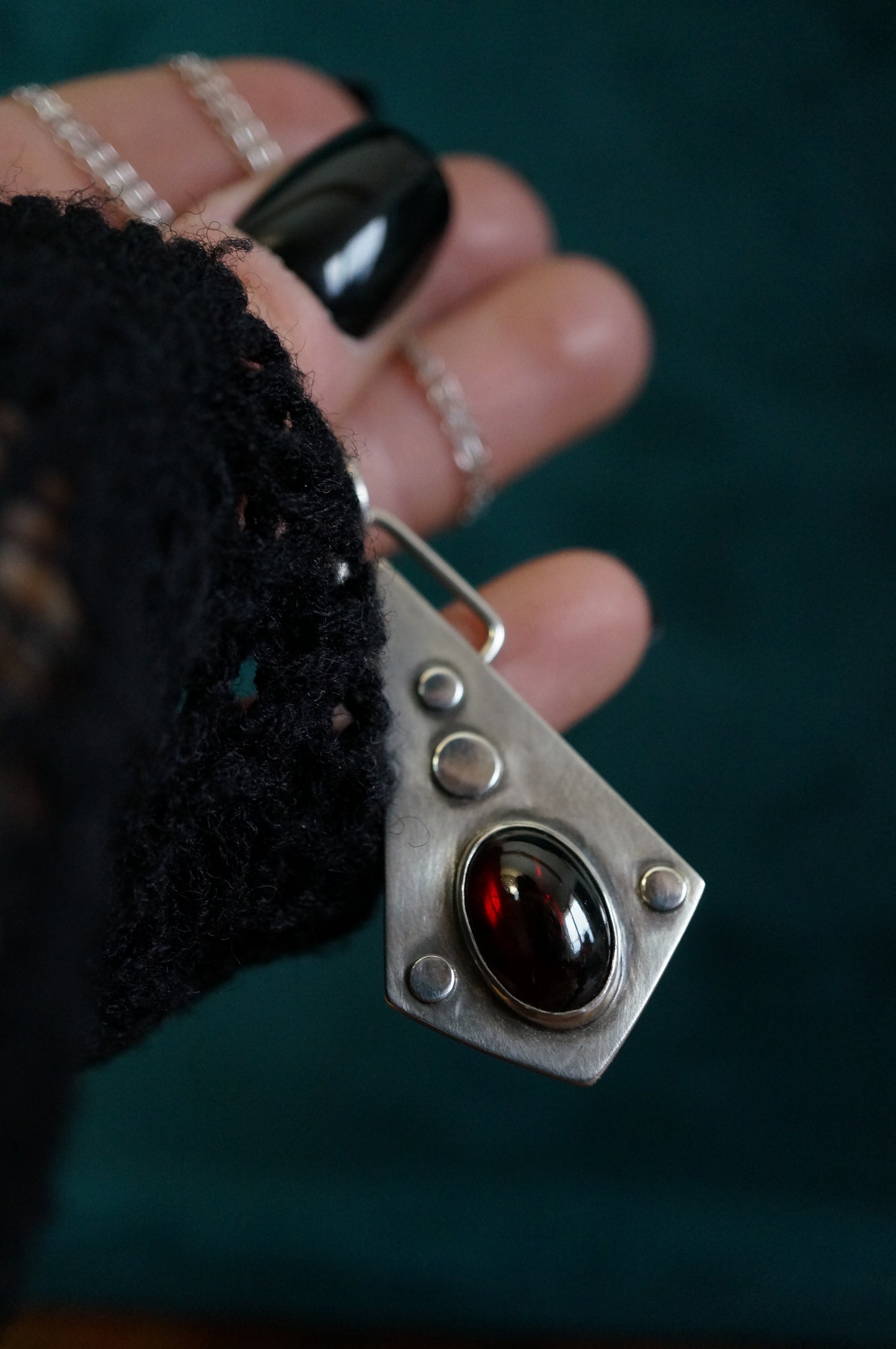 Veuve Rouge - pendentif réversible